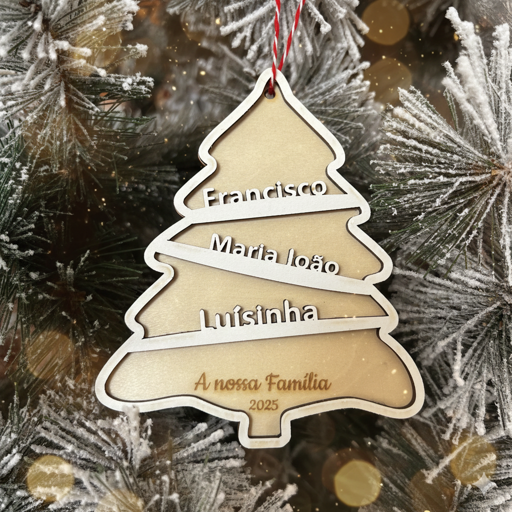 Árvore de natal da família - 2025